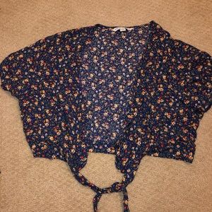 Floral Loose Crop Top